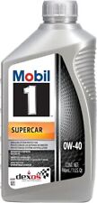 Mobil 1 Supercar Advanced Full Synthetic Motor Oil 0W-40, 6-pack of 1 quarts picture