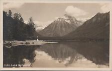 RPPC Postcard Lake McDonald Glacier National Park Montana  picture