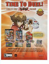 Yu-Gi-Oh Time To Duel Konami PS2 PSP NDS Nintendo - 2006 Video Game PRINT AD picture