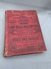 Original Antique 1902 Sears & Roebuck Hard Bound Catalog Clothing Hardware Gold picture