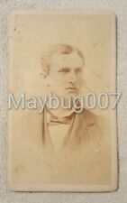 Antique CDV Photograph identified Man Will Stonesifer History Picture Family picture