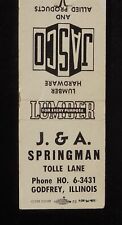 1950s J. & A. Springman Lumber Hardware Jasco and Allied Products Godfrey IL picture