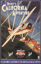 Disney's California Adventure Condor Flats Retro Poster Print 11x17 Disney picture