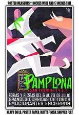 11x17 POSTER - 1961 Pamplona San Fermin picture
