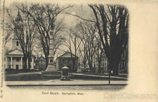 1905 Springfield,MA Court Square Hampden County Massachusetts Postcard 1c stamp picture