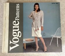 Vintage Vogue Patterns Counter Display Catalog Book Fashion April 1983 picture