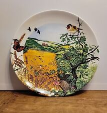 1987 Collectors Plate The Village In The Valley By Colin Newman Birds Countrysid picture