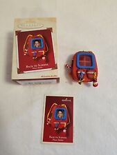 Back To School Hallmark Ornament 2002, School Backpack Photo Holder picture