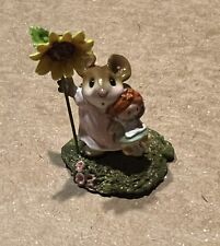 Wee Forest Folk Missy's Sunflower AH-07 Rare Retired picture