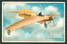 1910s  R.E.P. Monoplane K110 COFFEE Card  AVIATION Air Plane INT Coffee Co. N.Y  picture