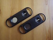 2 Pack 2 in 1 Guillotine & V Cut Cigar Cutter Premium Quality Stainless Steel picture