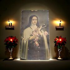 Antique 1920's Catholic St. Therese Picture picture