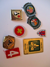 8 Boy Scout Collectible Badges Number Belt Clasp Kerchief Clasp picture