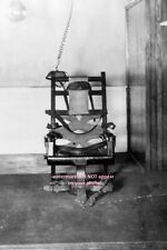 Creepy Electric Chair PHOTO Scary Prison Photo 1908 Old Jail New York picture