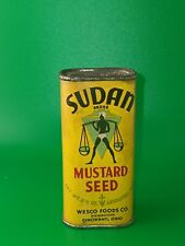 Antique Mustard Seed Tin Sudan Spice Tin Advertising picture