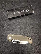 Demko Knives MG AD20S XHP Slotted Sharkfoot Tan G-10 picture