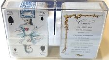French Card Decks (2) In Original Case, one deck never opened (1960) picture