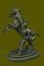 Signed Milo Excited Rearing Horse Bronze Sculpture Figurine Statue Hot Cast Gift picture