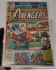 Avengers King Size Annual 10 Newsstand 1st Appearance Rogue Marvel 1981 picture