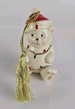 Lenox Tangled Bear Ornament New In Box -   picture
