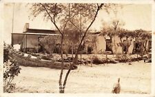 1939 ARIZONA RPPC REAL PHOTO POSTCARD: AQUA CALIENTE SPRINGS OF ARIZONA, AZ picture