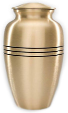 Adult Cremation Urn - Dignity Gold by , Large Cremation Urn picture