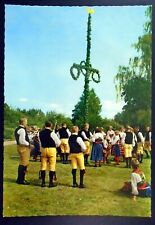 Dancing Around the Maypole, Yellow & Blue, Dalarna County, Sweden picture