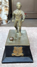 1965 Vintage Brass Certa Bonum Certament Football Shield Old Collectible M243 picture