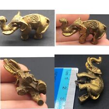 South Asian Antiques Rare Beautiful Old Vintage Small Elephant Statue Amulet picture