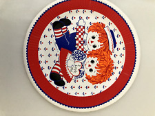 Vintage 1970's Raggedy Ann and Andy Paper Plate picture