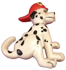 Dalmatian Fireman Puppy 3-D Refrigerator Magnet~Large Resin Pup 3½