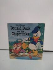 Vintage Walt Disney's Donald Duck and The Chipmunks 1980 Mini Pop-up Book picture