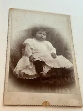 Cabinet Card Photo Creepy Horror antique Haunted 1900s baby Ruth Bate scary vtg picture