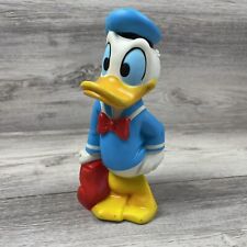 Vintage Walt Disney Productions Donald Duck 8” Plastic Toy Squeaker Bath picture