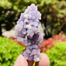 17g Natural purple grape agate quartz crystal granular mineral specimen picture