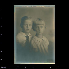 Vintage Photo PORTRAIT OF BOY AND GIRL picture