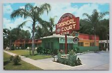 Postcard Tropical Court Motel Orlando Florida picture