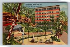 Eureka Springs AR-Arkansas, Basin Park Hotel, Advertising, Vintage Postcard picture