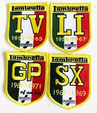 Lambretta TV/LI/GP/SX Italian Shield Patches - Embroidered - Iron or  picture