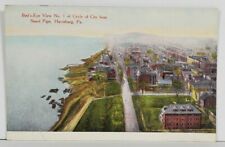 Harrisburg Pa Bird's Eye View of Circle City from Stand Pipe Postcard P17 picture