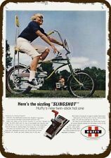 1969 HUFFY DELUXE SLINGSHOT Boys Bike Vintage-Look DECORATIVE REPLICA METAL SIGN picture