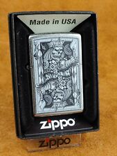 ZIPPO 29877 STEAMPUNK KING OF SPADES on Street Chrome Lighter - DEC (L) 2021 picture