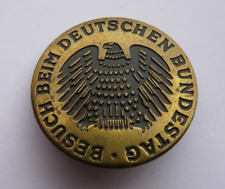 Vintage German Badge - Besuch Beim Deutschen Bundestag  (7679) picture
