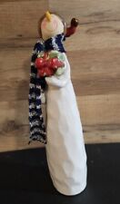 Transpac Resin Tall Scarf Snowman Figurine picture