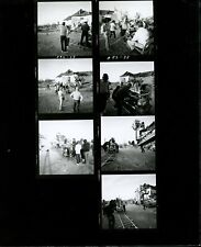 BR57 Rare Original Contact Sheet Photo BEHIND THE SCENES Film Screw Shooting Set picture