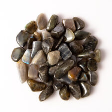 1/4 lb Tumbled Labradorite Gemstone Crystals 40-60 Stones Gem Rock Specimens picture