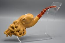 XL SIZE OCTOPUS Pipe By ALI New-block Meerschaum Handmade With Case#958 picture