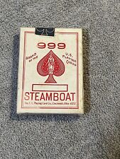 Sealed Vintage 999 STEAMBOAT Playing Cards Red Deck; U.S. Playing Card Company picture