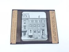 House Where Abraham Lincoln Died 10th St NW DC - Magic Lantern Glass Slide 1912 picture