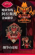 New Hazbin Hotel Alastor Lucifer Metal Badge Brooch Pin Collection Gift Toy 6CM picture
